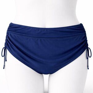 🌊 Croft & Barrow Navy Blue Swim Bottoms – Size Large – Like New